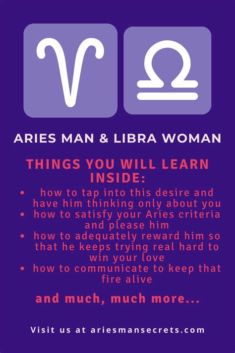 libra woman dating an aries man